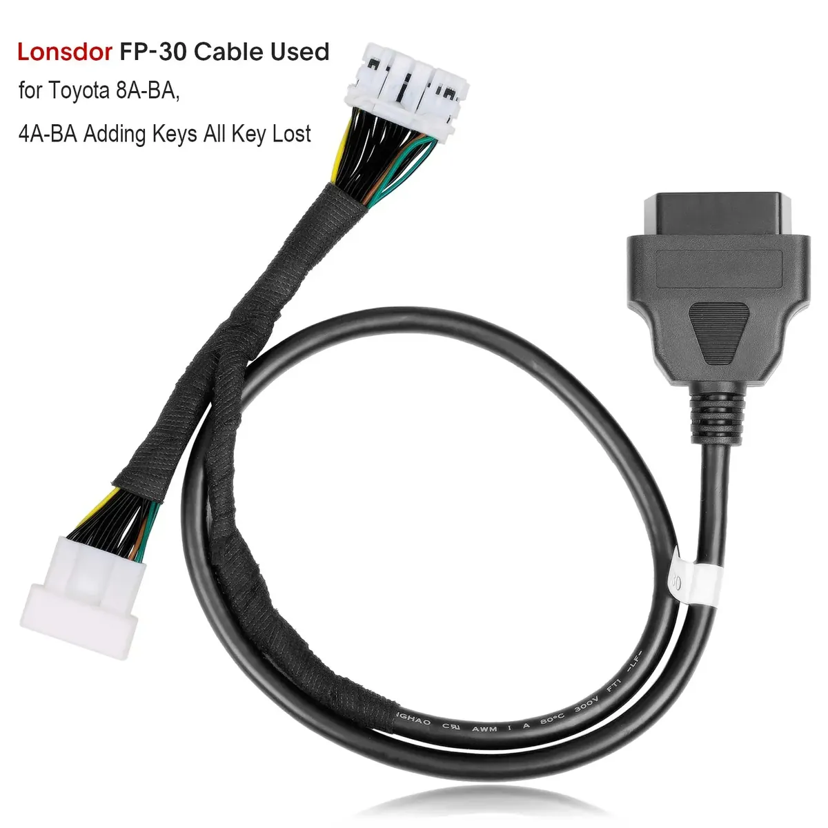 Lonsdor FP30 30-PIN Cable for Toyota 2022+ 8A-BA & 4A-BA Smart Keys