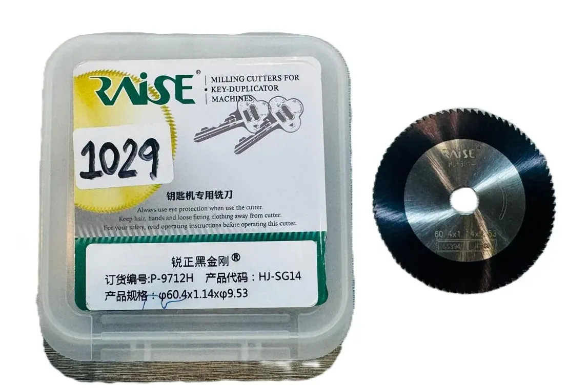 Raise Flat safe keys Carbide cutter (60.4×1.14×9.52) for SILCA DELTA Key Machine