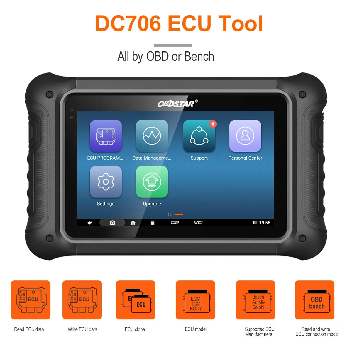 OBDSTAR DC706 ECU/TCU Clone Tool – Professional ECU Cloning Solution