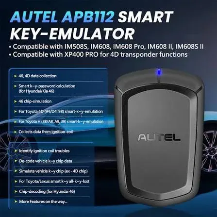 Autel APB112 Smart Key Simulator Works with Autel MaxiIM IM608/ IM508